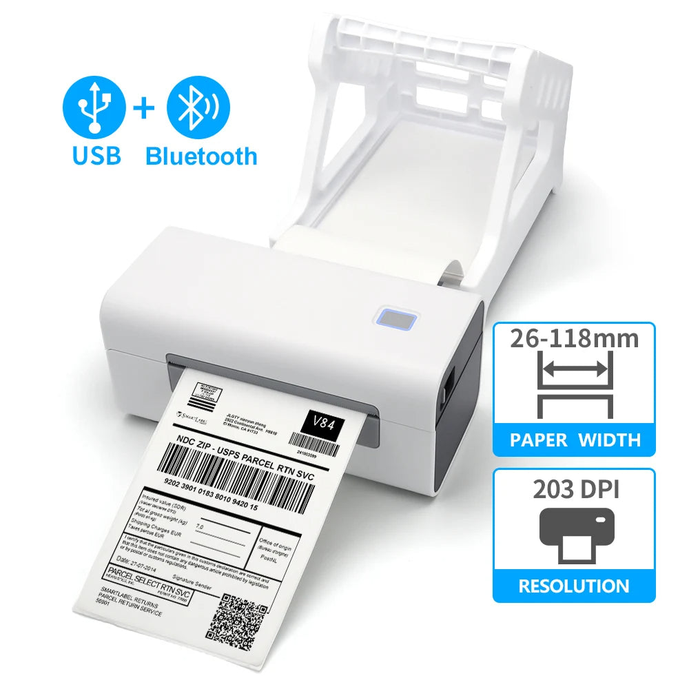 Direct Thermal Label Printer Portable Desktop Evri, Royal mail, DPD, DHL Printer