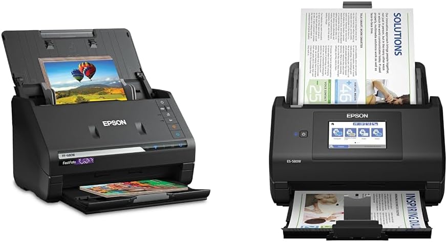 Epson FastFoto FF-680W Wireless Photo Scanner High-Speed Duplex USB WiFi ADF