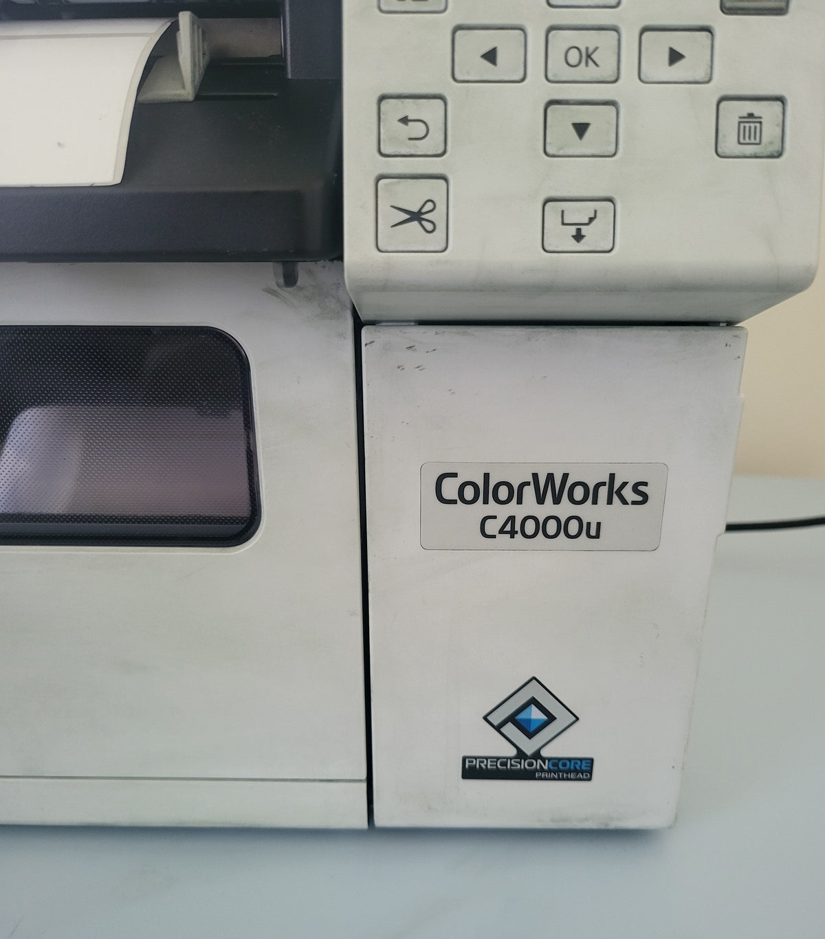 Epson ColorWorks C4000u Glossy Label Printer – Tested Working, Ink-Stained
