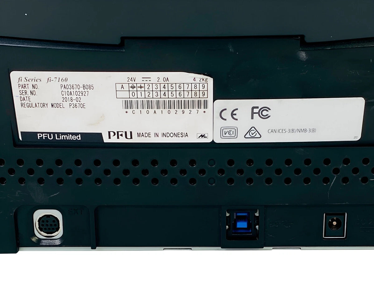 Fujitsu fi-7160 A4 Duplex Document Scanner
